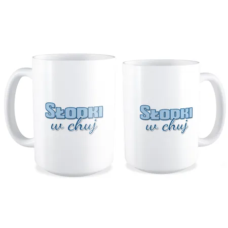 Duży Kubek MIŁOSNY Słodki w ch*j